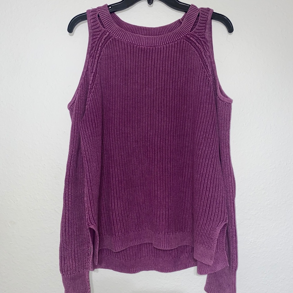 Open Shoulder Sweater